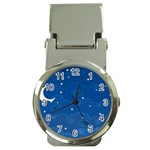 Sky Night Moon Clouds Crescent Money Clip Watches
