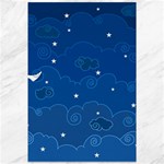 Sky Night Moon Clouds Crescent Canvas 12  x 18 
