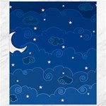 Sky Night Moon Clouds Crescent Canvas 20  x 24 