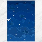 Sky Night Moon Clouds Crescent Canvas 24  x 36 