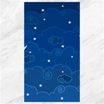 Sky Night Moon Clouds Crescent Canvas 40  x 72 