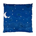 Sky Night Moon Clouds Crescent Standard Cushion Case (One Side)