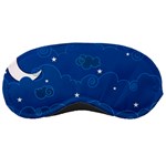 Sky Night Moon Clouds Crescent Sleep Mask