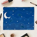 Sky Night Moon Clouds Crescent Cosmetic Bag (XL)