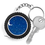 Sky Night Moon Clouds Crescent Measuring Tape