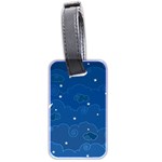 Sky Night Moon Clouds Crescent Luggage Tag (two sides)