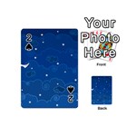 Sky Night Moon Clouds Crescent Playing Cards 54 Designs (Mini)