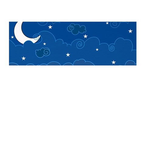 Sky Night Moon Clouds Crescent Memory Card Reader (Stick) from ArtsNow.com Front