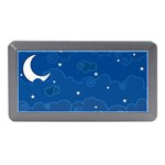 Sky Night Moon Clouds Crescent Memory Card Reader (Mini)