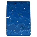 Sky Night Moon Clouds Crescent Removable Flap Cover (L)