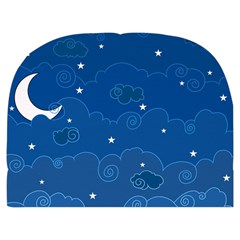 Sky Night Moon Clouds Crescent Make Up Case (Medium) from ArtsNow.com Back