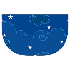 Sky Night Moon Clouds Crescent Make Up Case (Medium) from ArtsNow.com Side Right
