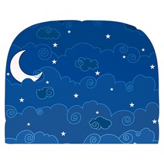 Sky Night Moon Clouds Crescent Make Up Case (Large) from ArtsNow.com Front
