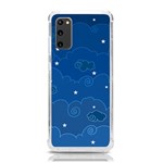 Sky Night Moon Clouds Crescent Samsung Galaxy S20 6.2 Inch TPU UV Case