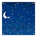 Sky Night Moon Clouds Crescent Banner and Sign 3  x 3 