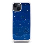 Sky Night Moon Clouds Crescent iPhone 14 TPU UV Print Case