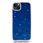 Sky Night Moon Clouds Crescent iPhone 14 Plus TPU UV Print Case