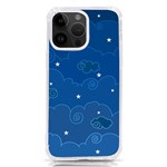 Sky Night Moon Clouds Crescent iPhone 14 Pro Max TPU UV Print Case