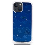 Sky Night Moon Clouds Crescent iPhone 13 mini TPU UV Print Case