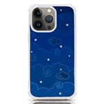 Sky Night Moon Clouds Crescent iPhone 13 Pro TPU UV Print Case