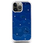 Sky Night Moon Clouds Crescent iPhone 13 Pro Max TPU UV Print Case