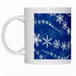 Snowflakes Winter Background White Mug