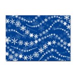 Snowflakes Winter Background Sticker A4 (10 pack)