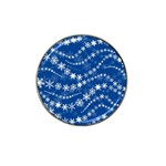 Snowflakes Winter Background Hat Clip Ball Marker (10 pack)