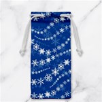 Snowflakes Winter Background Jewelry Bag