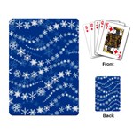 Snowflakes Winter Background Playing Cards Single Design (Rectangle)