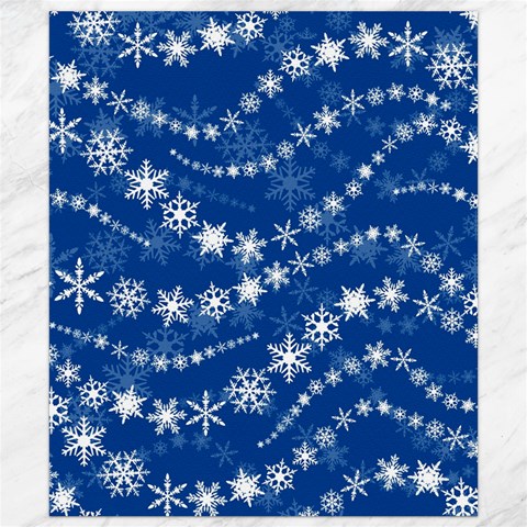 Snowflakes Winter Background Canvas 8  x 10  from ArtsNow.com 8.15 x9.66  Canvas - 1