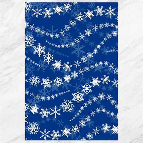Snowflakes Winter Background Canvas 24  x 36  from ArtsNow.com 23.35 x34.74  Canvas - 1