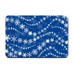 Snowflakes Winter Background Small Doormat