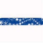 Snowflakes Winter Background Small Bar Mat