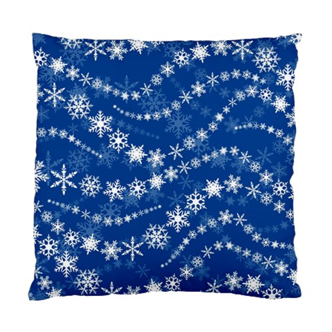 Snowflakes Winter Background Standard Cushion Case (Two Sides) from ArtsNow.com Front