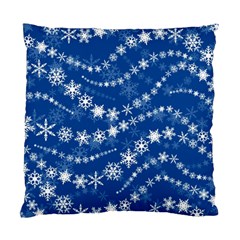 Snowflakes Winter Background Standard Cushion Case (Two Sides) from ArtsNow.com Front