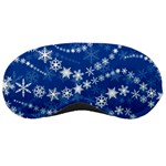 Snowflakes Winter Background Sleep Mask