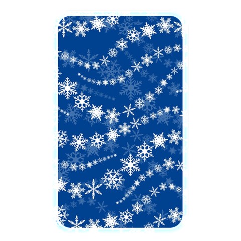 Snowflakes Winter Background Memory Card Reader (Rectangular) from ArtsNow.com Front