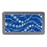 Snowflakes Winter Background Memory Card Reader (Mini)
