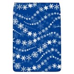 Snowflakes Winter Background Removable Flap Cover (L)