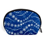 Snowflakes Winter Background Accessory Pouch (Large)