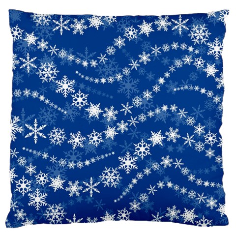 Snowflakes Winter Background Standard Premium Plush Fleece Cushion Case (One Side) from ArtsNow.com Front