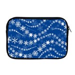 Snowflakes Winter Background Apple MacBook Pro 17  Zipper Case