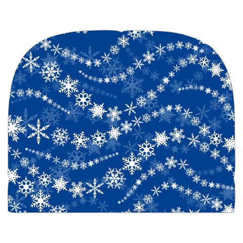 Snowflakes Winter Background Make Up Case (Small) from ArtsNow.com Back