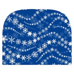 Snowflakes Winter Background Make Up Case (Small) from ArtsNow.com Back