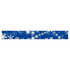 Snowflakes Winter Background Make Up Case (Small) from ArtsNow.com Zipper Tape Front