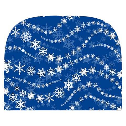 Snowflakes Winter Background Make Up Case (Large) from ArtsNow.com Back