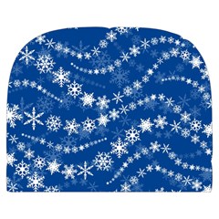 Snowflakes Winter Background Make Up Case (Large) from ArtsNow.com Back