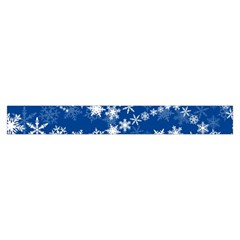Snowflakes Winter Background Make Up Case (Large) from ArtsNow.com Zipper Back