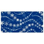 Snowflakes Winter Background Banner and Sign 4  x 2 